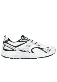 skechers - Buty męskie Skechers GOrun Consistent 220034WBK - białe. Okazja: na co dzień. Zapięcie: sznurówki. Kolor: biały. Materiał: guma, skóra. Szerokość cholewki: normalna. Wzór: gładki. Model: Skechers Sport