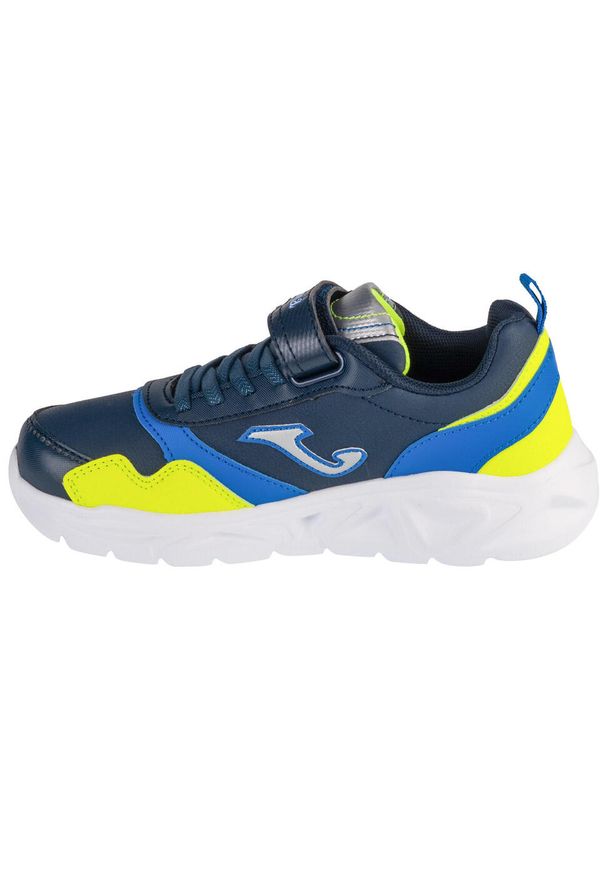 Joma - Buty sportowe Sneakersy chłopięce, Star Jr 24 JSTARW. Kolor: niebieski, wielokolorowy. Materiał: guma, materiał, syntetyk. Sport: turystyka piesza