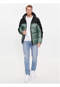 Champion Kurtka przejściowa Hooded Jacket 219190 Zielony Regular Fit. Kolor: zielony. Materiał: syntetyk #3