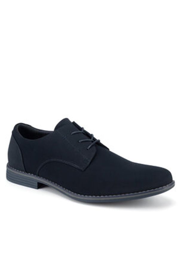 Lanetti Półbuty M16SS025-43 Granatowy. Kolor: niebieski. Materiał: syntetyk