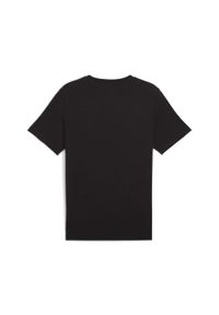 Puma - Męska koszulka Graphics Volley PUMA Black. Kolor: czarny. Materiał: guma. Wzór: nadruk. Sport: fitness