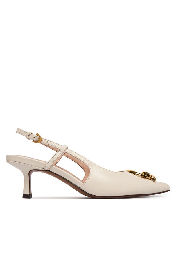 Czółenka Coccinelle. Kolor: biały