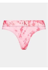 Calvin Klein Swimwear Dół od bikini KW0KW02124 Różowy. Kolor: różowy. Materiał: syntetyk #3