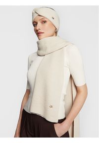 Calvin Klein Szalik Re-Lock K60K610415 Beżowy. Kolor: beżowy. Materiał: poliamid, nylon #1