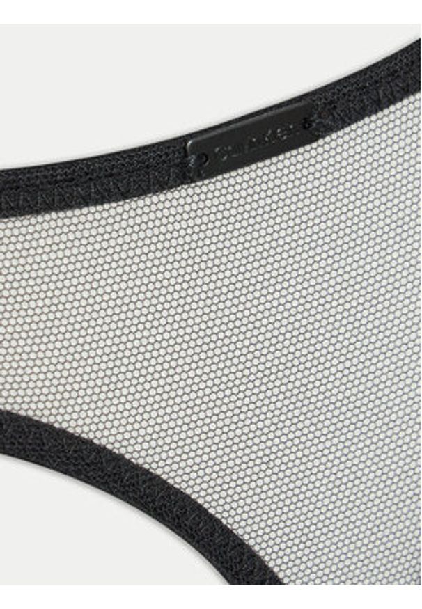 Calvin Klein Underwear Stringi 000QF7753E Czarny. Kolor: czarny. Materiał: syntetyk