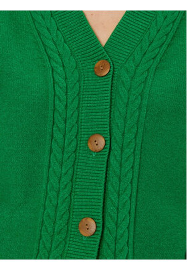 Tatuum Kardigan Lilac 1 T2421.982B Zielony Regular Fit. Kolor: zielony. Materiał: syntetyk, wiskoza