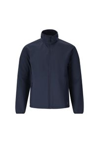 Softshell męski Whistler Lango. Kolor: niebieski. Materiał: softshell. Sport: turystyka piesza