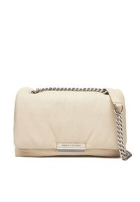 Armani Exchange Torebka XW000355 AF17240 U1092 Beżowy. Kolor: beżowy. Materiał: skórzane #4