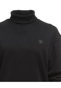 ANIA KUCZYŃSKA - Czarna bluza z golfem Zakopane. Okazja: na co dzień. Typ kołnierza: golf. Kolor: czarny. Materiał: bawełna, materiał. Długość rękawa: długi rękaw. Długość: długie. Wzór: aplikacja. Styl: casual #3