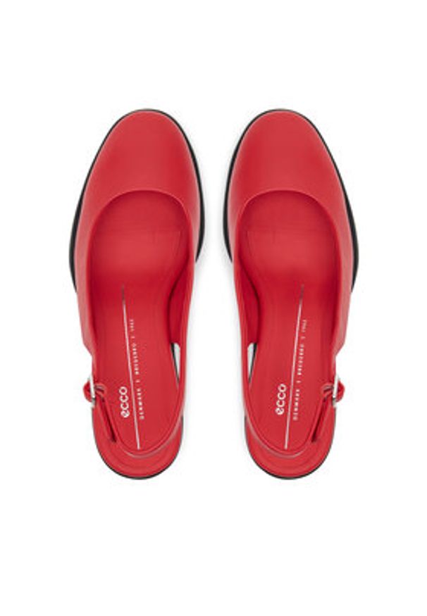 ecco - ECCO Czółenka Sculpted Lx 55 22271301294 Czerwony. Kolor: czerwony. Materiał: skóra