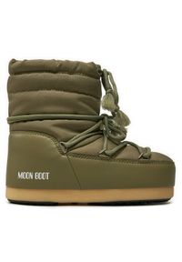 Moon Boot Śniegowce Evx Light Nylon 80D1470010 Khaki. Kolor: brązowy. Materiał: skóra