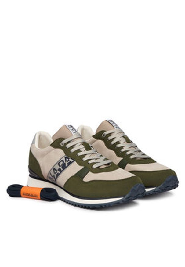 Napapijri Sneakersy NP0A8BLO Kolorowy. Materiał: zamsz, skóra. Wzór: kolorowy