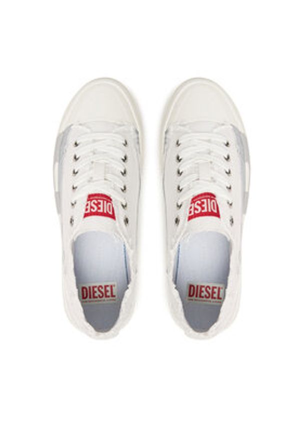 Diesel Trampki S-D-Verse Low W Y03506PR012 HA684 Biały. Kolor: biały. Materiał: materiał