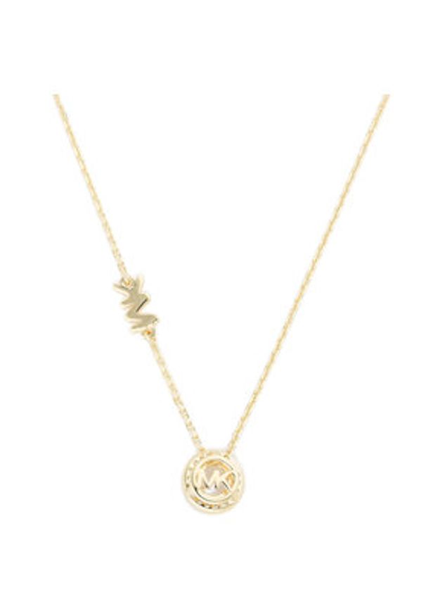 Michael Kors Naszyjnik Pave Halo Necklace MKC1208AN710 Złoty. Materiał: złote. Kolor: złoty