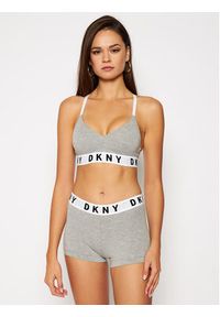 DKNY Biustonosz push-up DK4518 Szary. Kolor: szary. Materiał: bawełna. Rodzaj stanika: push-up #5
