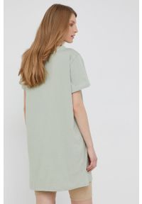 Answear Lab t-shirt bawełniany kolor turkusowy. Kolor: turkusowy. Materiał: bawełna. Wzór: nadruk. Styl: wakacyjny #3