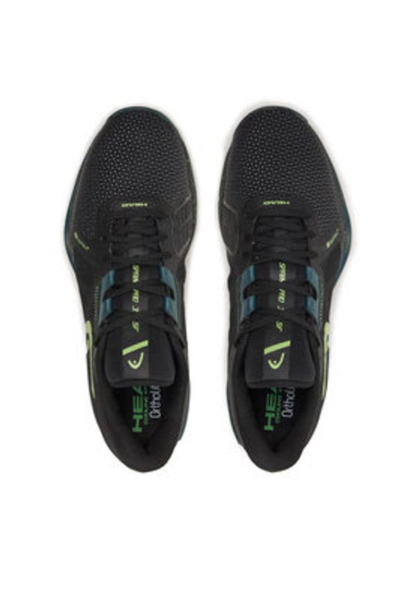 Head Buty do tenisa Sprint Pro 3.5 Sf Men 273004 Czarny. Kolor: czarny. Materiał: materiał, mesh. Sport: tenis, bieganie
