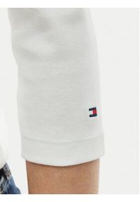TOMMY HILFIGER - Tommy Hilfiger Bluzka WW0WW49629 Écru Slim Fit. Kolor: kremowy. Materiał: bawełna #3