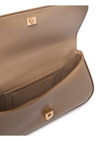 Calvin Klein Torebka Ck Convertible Chain Small Bag LV04F3172G Beżowy. Kolor: beżowy. Materiał: skórzane #5