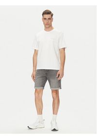 Jack & Jones - Jack&Jones T-Shirt Almeria 12276785 Biały Relaxed Fit. Kolor: biały. Materiał: bawełna #5
