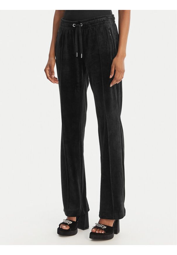 Juicy Couture Spodnie dresowe Tina JCWBJ126327 Czarny Straight Leg. Kolor: czarny. Materiał: syntetyk