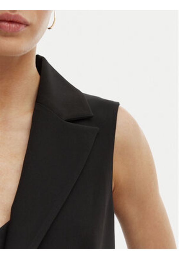 Rinascimento Kamizelka garniturowa CFC0128645003 Czarny Regular Fit. Kolor: czarny. Materiał: syntetyk