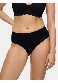 Triumph Figi klasyczne z wysokim stanem Sense Of Cotton 10224970 Czarny. Stan: podwyższony. Kolor: czarny. Materiał: bawełna