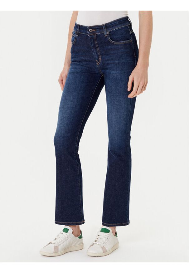 Weekend Max Mara Jeansy Rapallo 2525186021 Granatowy Straight Fit. Kolor: niebieski