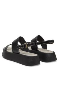 Armani Exchange Sandały XDP054 XV921 00002 Czarny. Kolor: czarny. Materiał: skóra #4