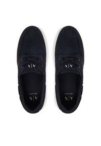 Armani Exchange Sneakersy XM002686 AF17369 ZB004 Granatowy. Kolor: niebieski. Materiał: skóra, zamsz #3