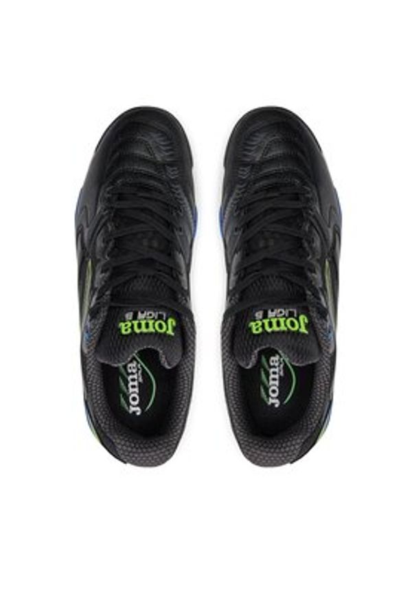 Joma Buty do piłki nożnej Liga 5 2401 LIGS2401IN Czarny. Kolor: czarny. Materiał: skóra