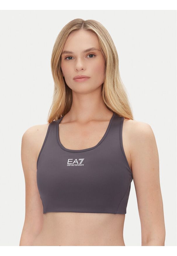 EA7 Emporio Armani Biustonosz sportowy 7W000231 AF12625 U8115 Szary. Kolor: szary. Materiał: syntetyk