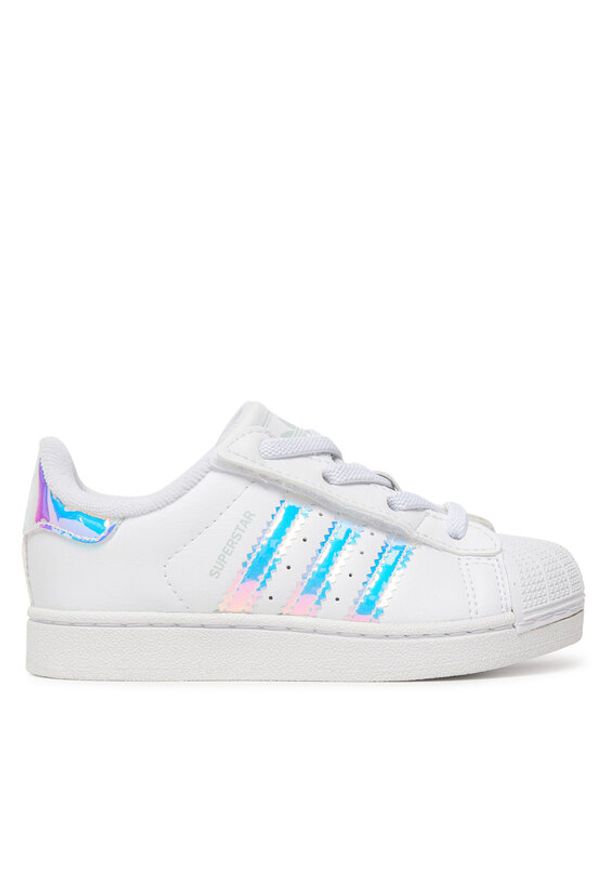 Adidas - adidas Sneakersy Superstar II Cf El I JQ1791 Biały. Kolor: biały. Materiał: skóra. Model: Adidas Superstar