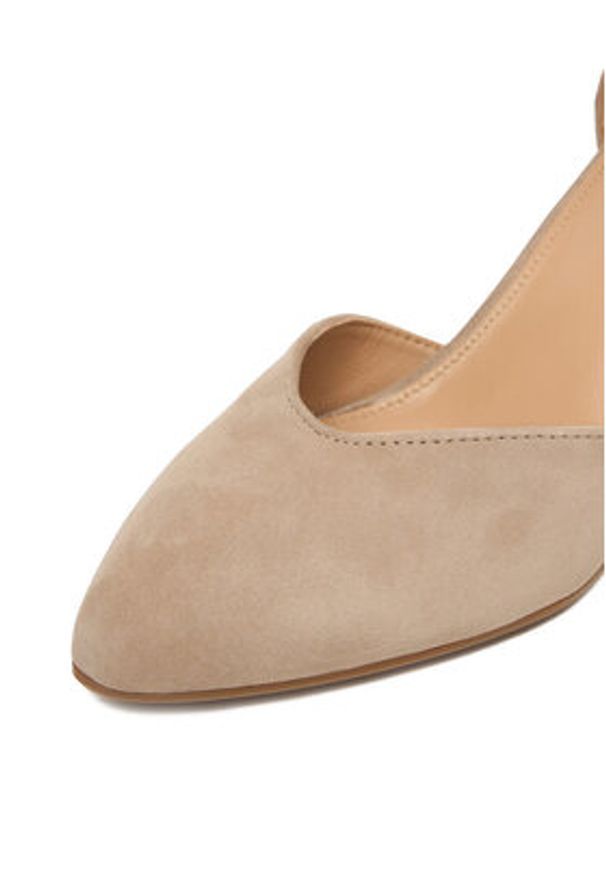 Lasocki Czółenka CEO-WB-UMI-03 Beżowy. Kolor: beżowy. Materiał: skóra, zamsz