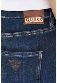 Guess jeansy damskie. Kolor: niebieski