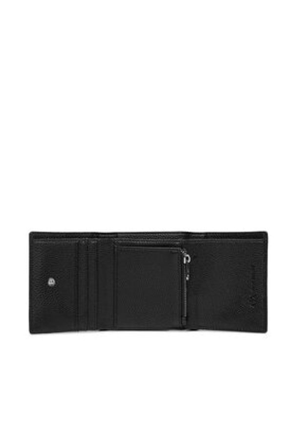 Armani Exchange Mały Portfel Damski 948530 CC783 00020 Czarny. Kolor: czarny. Materiał: skóra