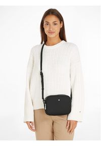 TOMMY HILFIGER - Tommy Hilfiger Torebka Poppy Th Crossover AW0AW15638 Czarny. Kolor: czarny #4