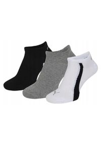 Puma - Skarpety Lifestylowe Unisex Dla Dorosłych (zestaw 3 Sztuk). Kolor: czarny, szary, biały, wielokolorowy. Sport: tenis