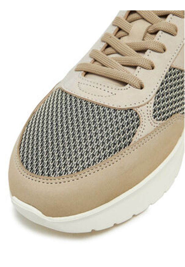 Filling Pieces Sneakersy Jet Runner 58125121919 Beżowy. Kolor: beżowy. Materiał: skóra