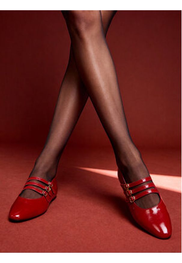 MEXX Baleriny CEO-MX/038C-RST Czerwony. Kolor: czerwony. Materiał: syntetyk, skóra