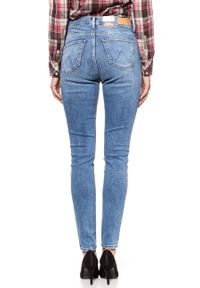 Wrangler - WRANGLER HIGH RISE SKINNY BEST BLUE W27HX794O. Stan: podwyższony #8