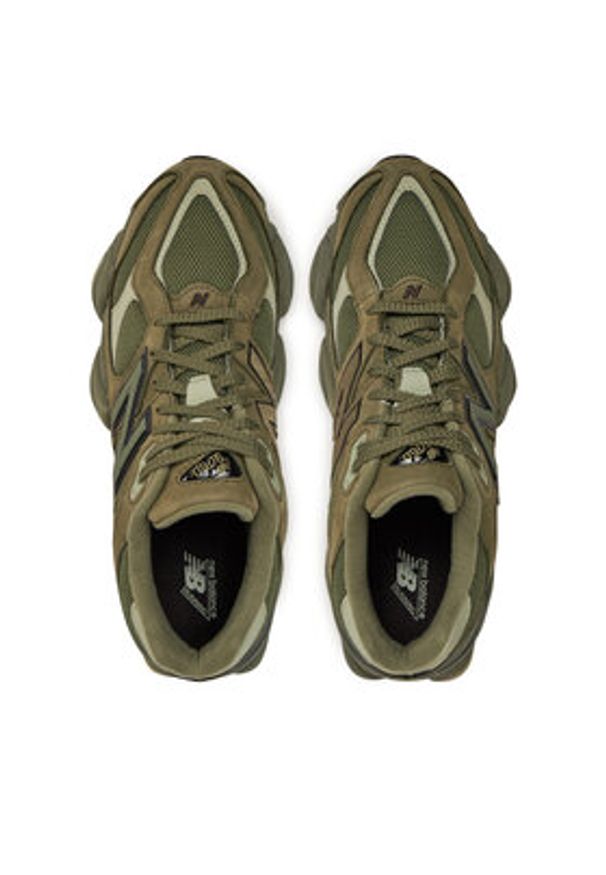 New Balance Sneakersy U9060ZGD Khaki. Kolor: brązowy. Materiał: skóra, zamsz