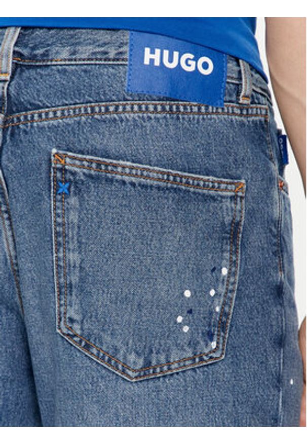 Hugo Jeansy Jonah 50515862 Niebieski Straight Leg. Kolor: niebieski