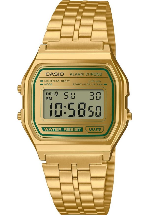 Zegarek damski Casio A158WEGV-9AEF złoty. Kolor: złoty