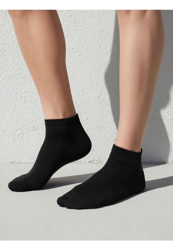 Sinsay - Skarpetki stopki 5 pack - czarny. Kolor: czarny