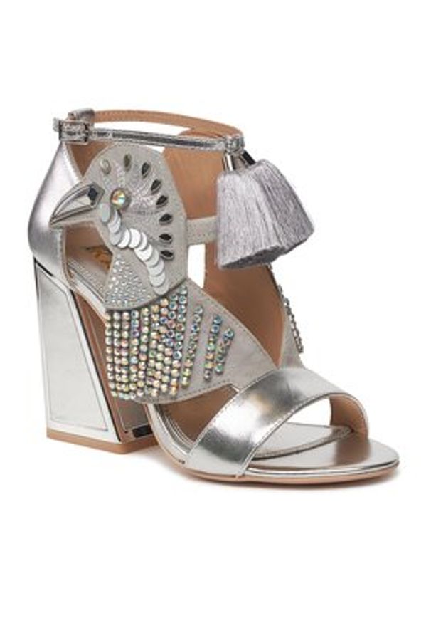 Kat Maconie Sandały Aya Srebrny. Kolor: srebrny. Materiał: skóra