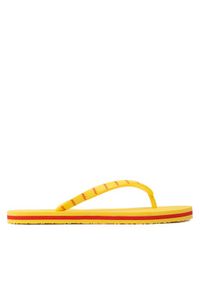 TOMMY HILFIGER - Tommy Hilfiger Japonki Essential Beach Sandal FW0FW07141 Żółty. Kolor: żółty