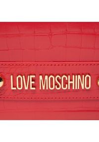 Love Moschino - LOVE MOSCHINO Torebka JC4431PP0FKS0500 Czerwony. Kolor: czerwony. Materiał: skórzane