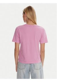 Quiksilver T-Shirt Essential EQWZT03196 Fioletowy Regular Fit. Kolor: fioletowy. Materiał: bawełna