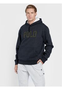 Polo Ralph Lauren Bluza 710881534002 Czarny Regular Fit. Typ kołnierza: polo. Kolor: czarny. Materiał: syntetyk